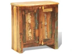 Buffet Bahut Armoire Console Meuble De Rangement Vintage Avec 2 Portes Bois Massif De Récupération 4402002