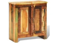 Buffet Bahut Armoire Console Meuble De Rangement Vintage Avec 2 Portes Bois Massif De Récupération 4402002 -Mobilia Boutique buffet 8934301