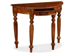 Buffet Bahut Armoire Console Meuble De Rangement Bois Solide De Sesham 90 Cm Demi-ronde 4402122 -Mobilia Boutique buffet 8934421