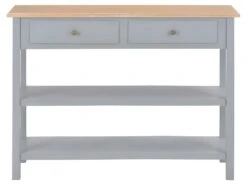 Buffet Bahut Armoire Console Meuble De Rangement Gris 110 Cm Mdf 4402250 -Mobilia Boutique buffet 8934713