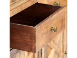 Buffet Bahut Armoire Console Meuble De Rangement Avec 4 Tiroirs 160 Cm Bois Massif De Manguier 4402155 -Mobilia Boutique buffet 8934819