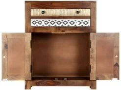 Buffet Bahut Armoire Console Meuble De Rangement Latérale 75 Cm Bois Massif 4402052 -Mobilia Boutique buffet 8934827