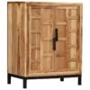 Buffet Bahut Armoire Console Meuble De Rangement Bois D'acacia Solide 76 Cm Marron 4402190 -Mobilia Boutique buffet 8935121
