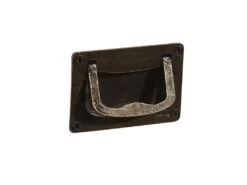 Buffet SAVONA Bahut Vaisselier Commode Avec 2 Tiroirs Et 2 Portes Coulissantes, En Pin Massif Lasuré Blanc -Mobilia Boutique buffet 8941499