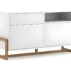 Buffet 1 Tiroir 2 Portes Oslo Blanc - Blanc -Mobilia Boutique buffet 9231547
