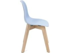 KAYELLES Lot De 2 Chaises Scandinaves Enfant JUBA (bleu) -Mobilia Boutique chaise 10026187