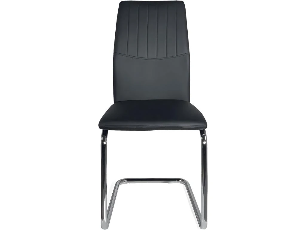 KAYELLES Lot De 2 Chaises De Salle à Manger Contemporaine Design DINA (noir) 4 KAYELLES Lot De 2 Chaises De Salle à Manger Contemporaine Design DINA (noir) – Image 2