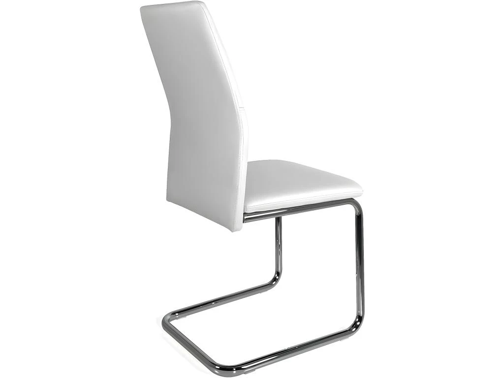 KAYELLES Lot De 2 Chaises De Salle à Manger Contemporaine Design DINA (blanc) 6 KAYELLES Lot De 2 Chaises De Salle à Manger Contemporaine Design DINA (blanc) – Image 4