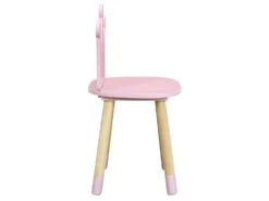 CROWN - Chaise Enfant Rose Dossier Couronne -Mobilia Boutique chaise 10029683
