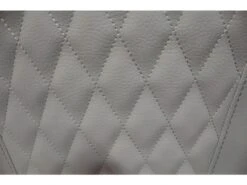 Chaise En Simili Gris Crème Avec Piètement Filaire En Métal - VOGUE -Mobilia Boutique chaise 10030775