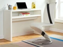 Lot De 6 Chaises TWIZY - Simili Blanc & Noir 8 Lot De 6 Chaises TWIZY - Simili Blanc & Noir -Mobilia Boutique chaise 10557097