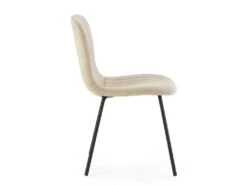 Pack 4 Chaises Lucky Recouvertes De Tissu Beige -Mobilia Boutique chaise 10557661