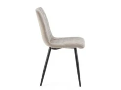 Pack 4 Chaises Abril Recouvertes De Tissu Beige -Mobilia Boutique chaise 10558567