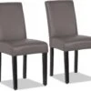 Lot De 2 Chaises "Luna" - Gris -Mobilia Boutique chaise 10586169