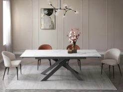 Lot De 2 Chaises En Tissu Et Métal - Terracotta - GILONA De Pascal MORABITO -Mobilia Boutique chaise 11169587