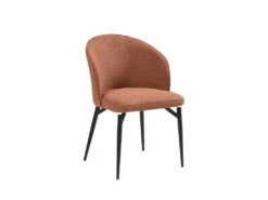 Lot De 6 Chaises En Tissu Et Métal - Terracotta - GILONA De Pascal MORABITO -Mobilia Boutique chaise 11175589