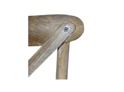 Duo De Chaises Bois Gris Vieilli - BRETT -Mobilia Boutique chaise 11198677