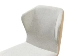 Lot De 2 Chaises En Tissu, Simili Et Métal - Gris Clair Et Beige - KIDANA De Pascal MORABITO 15 Lot De 2 Chaises En Tissu, Simili Et Métal - Gris Clair Et Beige - KIDANA De Pascal MORABITO -Mobilia Boutique chaise 11207789
