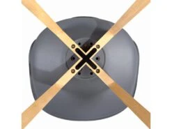 Lot 2 Chaises Scandinaves Coussin Patchwork LAO (Gris Bleu) -Mobilia Boutique chaise 11226085