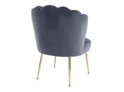 Lot De 6 Chaises En Velours Et Acier Doré - Anthracite - RUTY De Pascal MORABITO -Mobilia Boutique chaise 11259075