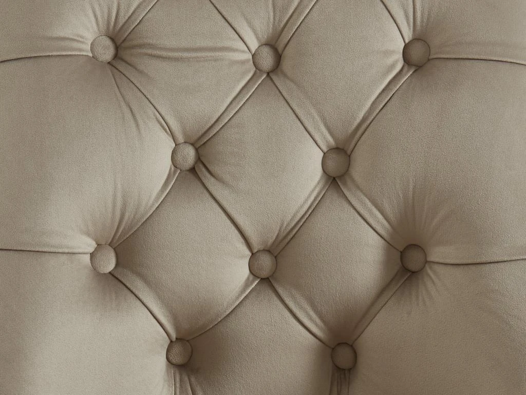 Lot De 2 Chaises En Velours Et Acier Inoxydable - Beige Et Pieds Dorés - PORILASO De Pascal MORABITO 9 Lot De 2 Chaises En Velours Et Acier Inoxydable - Beige Et Pieds Dorés - PORILASO De Pascal MORABITO – Image 7