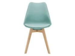 Lot De 2 Chaises Siège De Salle à Manger Cuisine Scandinave Synthétique Hêtre 81 Cm Vert 03_0002771 -Mobilia Boutique chaise 12384209