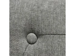 Lot De 2 Chaises De Salle à Manger Cuisine Dossier Capitonné En Tissu Gris CDS020606 -Mobilia Boutique chaise 12442133