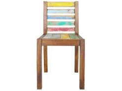 Lot De 2 Chaises De Salle à Manger Cuisine Design Vintage Bois De Récupération Solide CDS020286 -Mobilia Boutique chaise 12443093