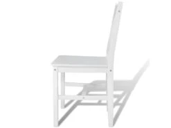 Lot De 6 Chaises De Salle à Manger Cuisine En Bois Blanc Style Classique CDS022157 -Mobilia Boutique chaise 12443113