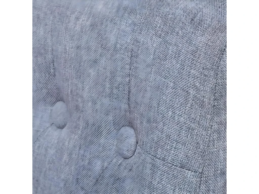 Lot De 4 Chaises De Salle à Manger Cuisine Dossier Capitonné En Tissu Gris Clair CDS021520 4 Lot De 4 Chaises De Salle à Manger Cuisine Dossier Capitonné En Tissu Gris Clair CDS021520 – Image 2