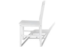 Lot De 2 Chaises De Salle à Manger Cuisine Design Classique Bois De Pin Blanc CDS020166 -Mobilia Boutique chaise 12443529
