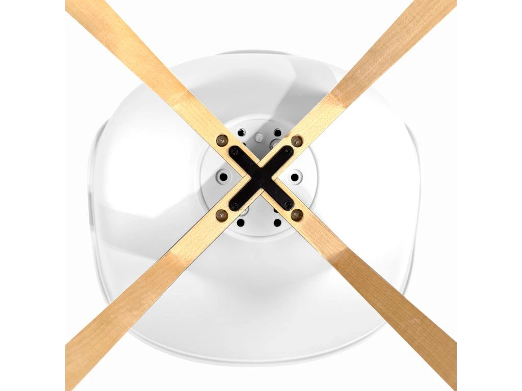 KAYELLES Lot De 4 Chaises Scandinaves Avec Coussin LAO (blanc) 8 KAYELLES Lot De 4 Chaises Scandinaves Avec Coussin LAO (blanc) – Image 6