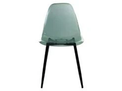 FUNIO - Lot De 4 Chaises Bleues Transparentes Et Métal -Mobilia Boutique chaise 12599357