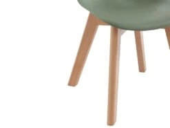 Lot De 2 Chaises Enfant En Polypropylène Et Hêtre - Vert - LILINOU -Mobilia Boutique chaise 12611063