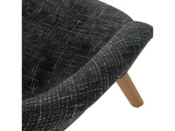 Chaise Viking En Tissu Gris Foncé -Mobilia Boutique chaise 13001613