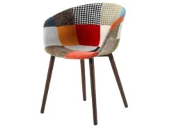 Chaise Dolly Patchwork Multicolore