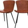 Chaise Gildas Marron (lot De 2) -Mobilia Boutique chaise 13001999