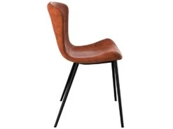 Chaise Gildas Marron (lot De 2) -Mobilia Boutique chaise 13002003