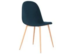 Chaise Fredrik En Velours Bleu Foncé (lot De 2) -Mobilia Boutique chaise 13002619