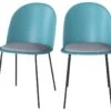 Chaise Lulu Bleue (lot De 2) -Mobilia Boutique chaise 13002759