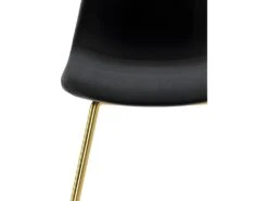 Chaise Skuli En Velours Noir (lot De 2) -Mobilia Boutique chaise 13005947