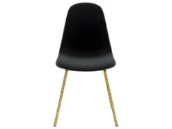 Chaise Skuli En Velours Noir (lot De 2) -Mobilia Boutique chaise 13005951