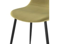 Chaise Malrik En Velours Vert (lot De 2) -Mobilia Boutique chaise 13006103