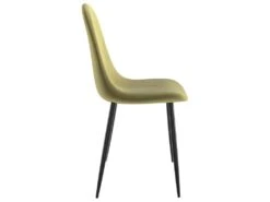Chaise Malrik En Velours Vert (lot De 2) -Mobilia Boutique chaise 13006109