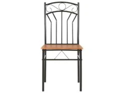 Lot De 4 Chaises De Salle à Manger Cuisine Design Classique Marron MDF CDS021694 -Mobilia Boutique chaise 13015141