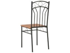 Lot De 4 Chaises De Salle à Manger Cuisine Design Classique Marron MDF CDS021694 -Mobilia Boutique chaise 13015145