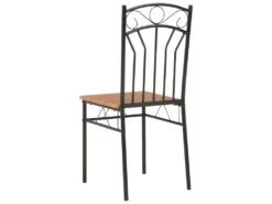 Lot De 2 Chaises De Salle à Manger Cuisine Design Classique Marron MDF CDS020701 -Mobilia Boutique chaise 13015267