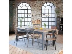 Chaise En Bois De Manguier Wood (lot De 2) -Mobilia Boutique chaise 13087411