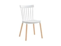 Chaise De Salle à Manger Valencia Blanc 44x52.5x81.5cm Thinia Home