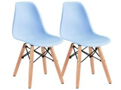 Pack 2 Chaises De Chambre D'enfant 35x30.5x57.5cm Thinia Home